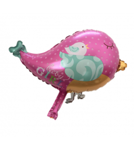 Balão Pássaro Rosa
