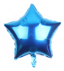 Balão Estrela-25 cm / 10inch-Azul escuro