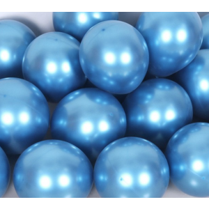 Balão Latex Cor Metálica-azul