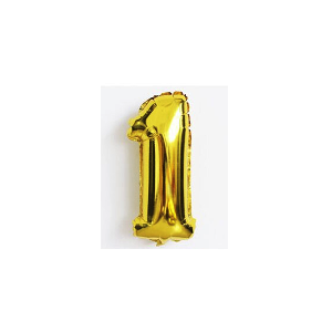 Balão número 1 - Dourado 