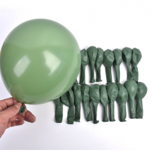 Balão Latex Liso - Verde eucalipto